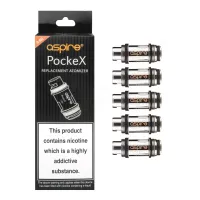 Pack of 5 replacement coils for the Aspire Pockex