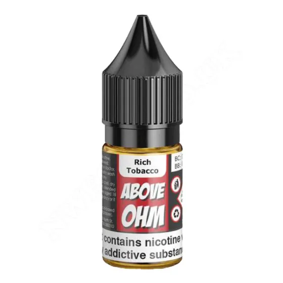 Rich Tobacco flavoured e-liquid by Above Ohm