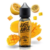 Mango & Passion Fruit flavoured shortfill e-liquid by Just Juice