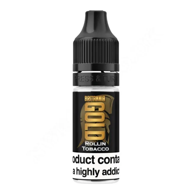 Rollin Tobacco 10ml eliquid by Britannia Gold