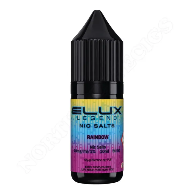 Rainbow Legend Nic Salt by Elux Legend