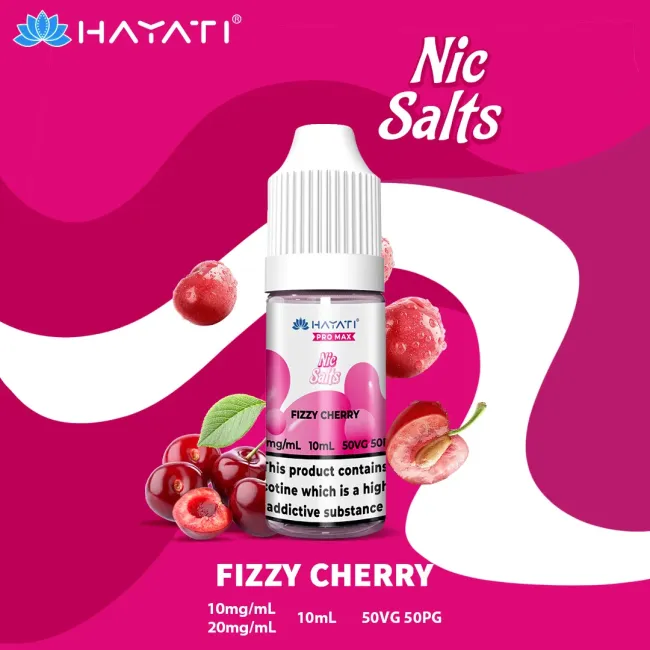 Fizzy Cherry Hayati Pro Max 10ml Nic Salt | £2.50