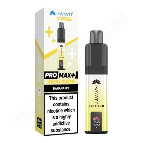 Hayati Pro Max+ 6000 Pod Kit - Banana Ice 2x