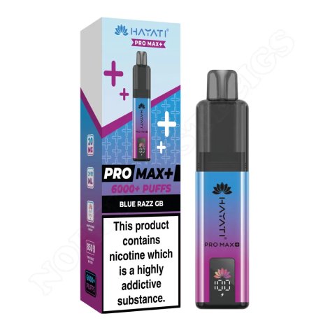 Hayati Pro Max+ 6000 Pod Kit - Blue Razz Gummy Bear 2x