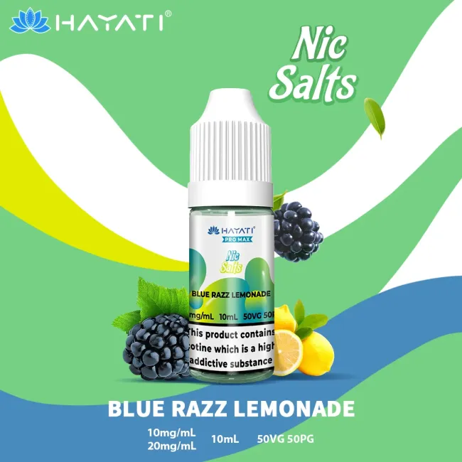 Blue Razz Lemonade Nic Salt by Hayati