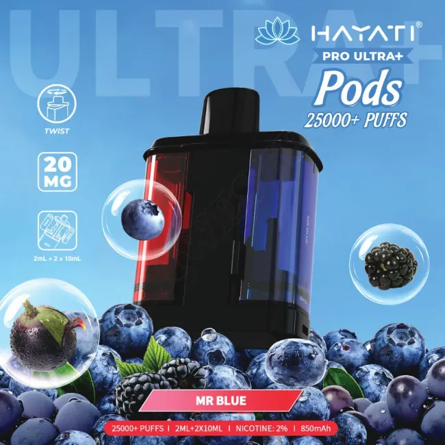Mr Blue - Hayati Pro Ultra+ Pod