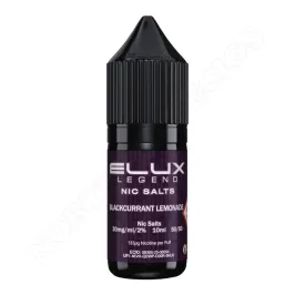 Blackcurrant Lemonade Nic Salt by Elux Legend