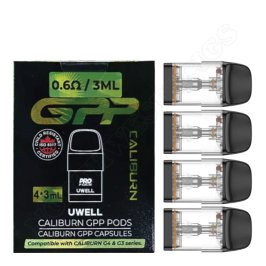 Uwell Caliburn 0.4 Ohm GPP Pods 4 pack with box