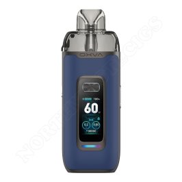 OXVA VPrime Pod Kit Blue Leather Front