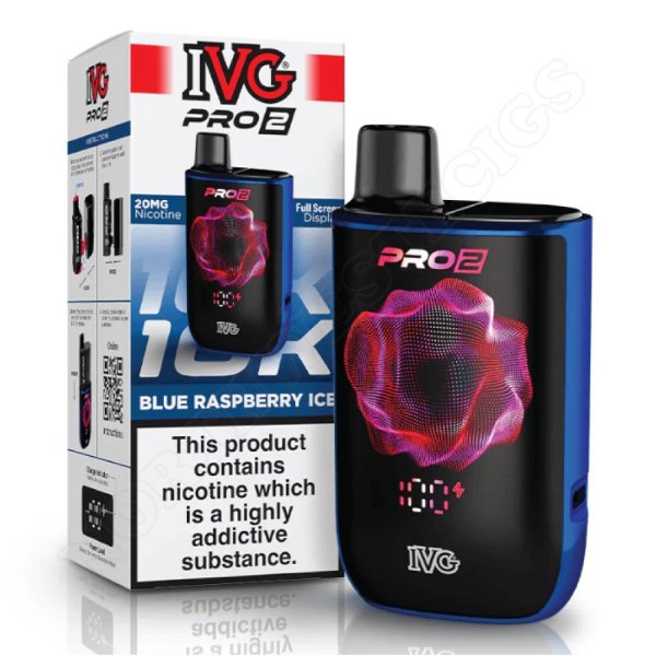IVG Pro 2 Blue Raspberry Ice Pod Kit 2x