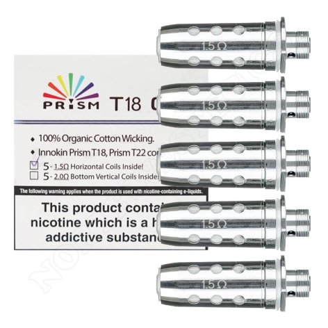 Innokin Endura T18e Coils 5pk 2x