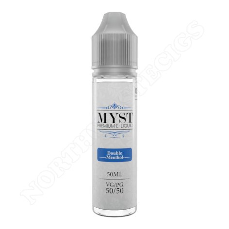 Double Menthol 50ml Shortfill e-liquid by MYST 2x