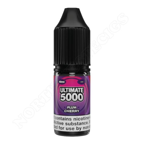 Plum Cherry Ultimate 5000 Nic Salt e-liquid 2x