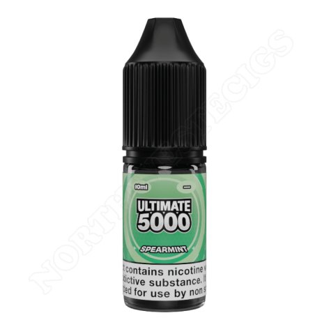 Spearmint Ultimate 5000 Nic Salt e-liquid 2x
