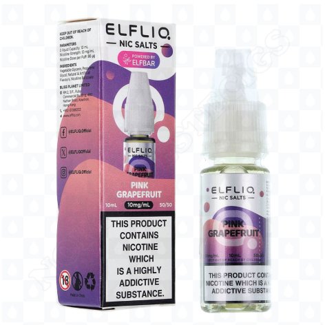 Pink Grapefruit Nic Salt e-liquid by Elfbar 2x