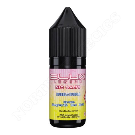 Hubbla Bubbla Nic Salt by Elux Legend 2x