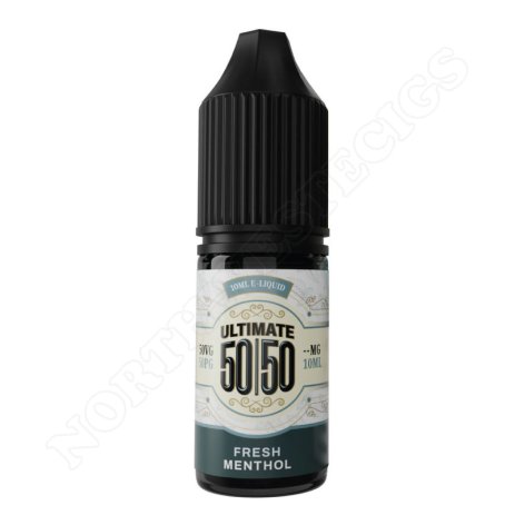 Fresh Menthol 10ml 50/50 e-liquid by Ultimate Juice 2x