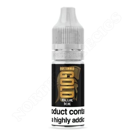 Blue Ice 10ml e-liquid by Britannia Gold 2x