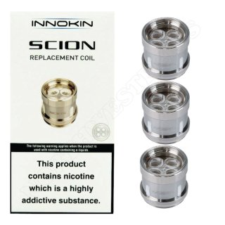 Pack of 3 replacment 0.36 Ohm Innokin SCION Coils.