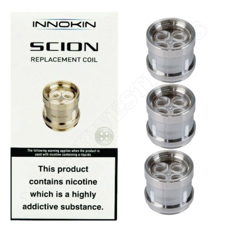 Pack of 3 replacment 0.36 Ohm Innokin SCION Coils. 2x