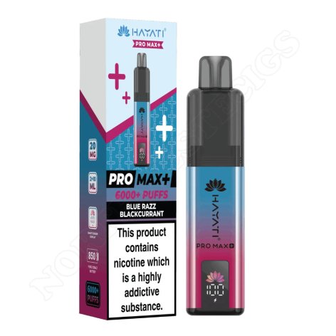 Blue Razz Blackcurrant Hayati Pro Max+ 6000 Pod Kit 2x