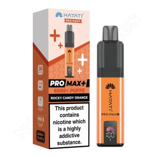 Rock Candy Orange Hayati Pro Max+ 6000 Pod Kit