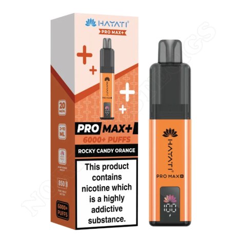 Rock Candy Orange Hayati Pro Max+ 6000 Pod Kit 2x
